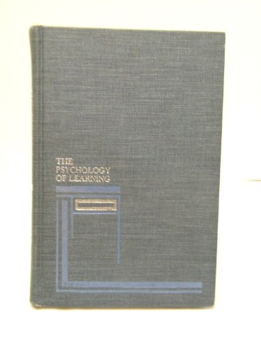 9780070162365: Psychology of Learning
