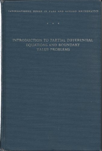 9780070163966: Introduction to Partial Differential Equations and Boundary Value Problems (Pure & Applied Mathematics S.)