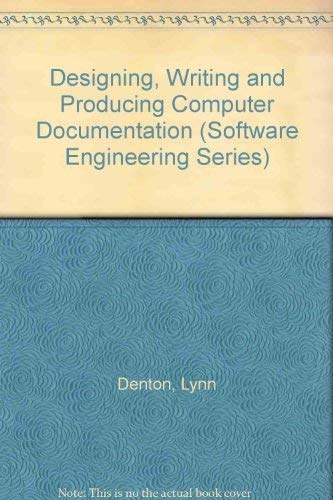 9780070164123: Designing, Writing and Producing Computer Documentation (Software Engineering Series)