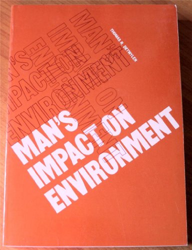Beispielbild fr Man's impact on environment (McGraw-Hill series in geography) zum Verkauf von Wonder Book
