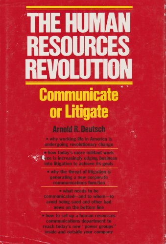 Stock image for THE HUMAN RESOURCES REVOLUTION for sale by Neil Shillington: Bookdealer/Booksearch