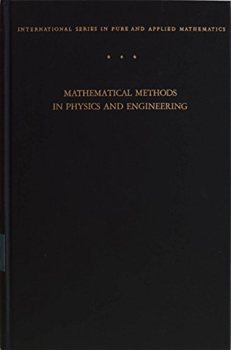 9780070165977: Mathematical Methods in Physics and Engineering (Pure & Applied Mathematics S.)