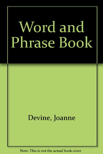 Imagen de archivo de Word and Phrase Book a la venta por Hawking Books