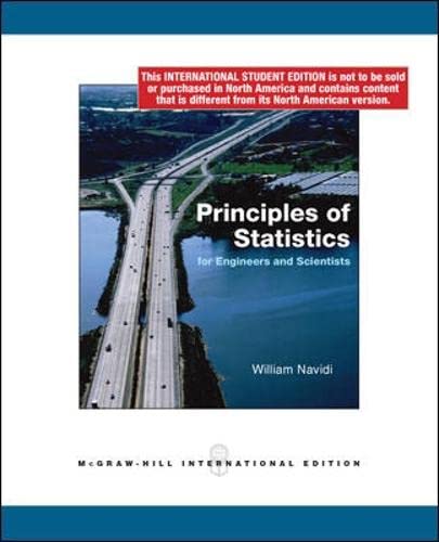 Stock image for Principles of Statistics for Engineers and Scientists for sale by ThriftBooks-Atlanta