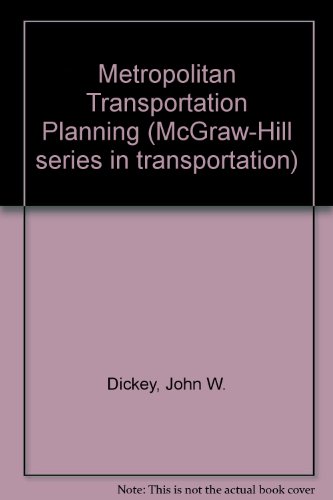 Imagen de archivo de Metropolitan Transportation Planning a la venta por Kingship Books