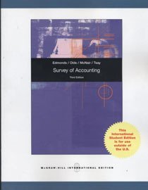 Beispielbild fr Survey of Accounting zum Verkauf von ThriftBooks-Dallas