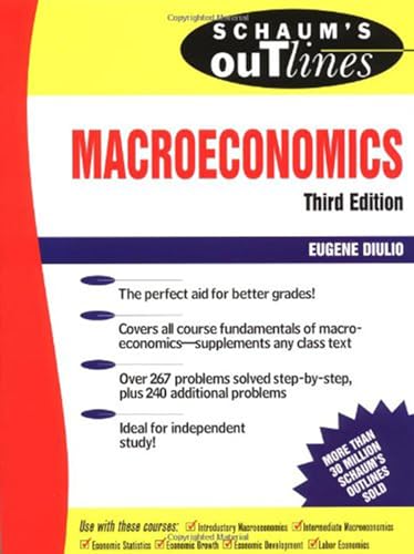 Imagen de archivo de Schaum's Outline of Macroeconomics (Schaum's Outline Series) a la venta por New Legacy Books