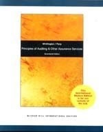 Stock image for Principles of Auditing and Other Assurance Services for sale by Books Puddle