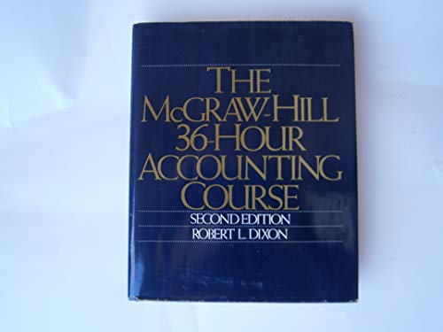 9780070170919: The McGraw-Hill 36-Hour Accounting Course