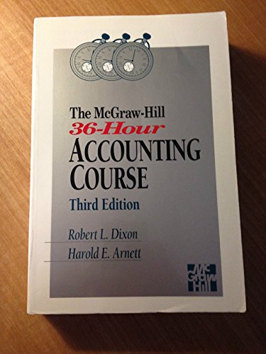 9780070170940: The McGraw-Hill 36-Hour: Accounting Course, 3rd Edition