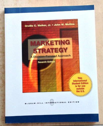 Beispielbild fr Marketing Strategy: A Decision Focused Approach zum Verkauf von Reuseabook