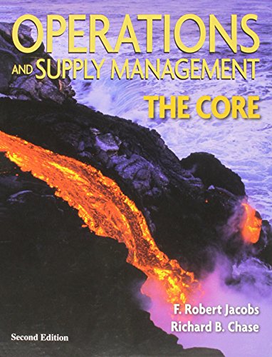 Stock image for Operations and Supply Management: the Core : The Core for sale by Better World Books Ltd