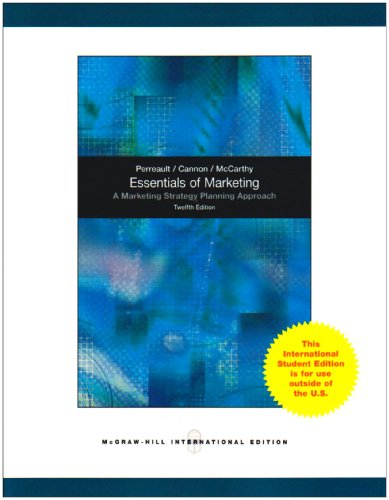 9780070172463: Essentials of Marketing