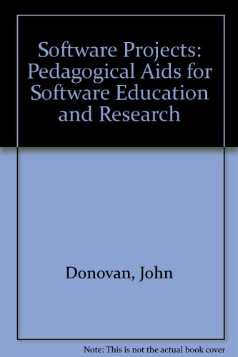 Imagen de archivo de Software Projects : Pedagogical Aids for Software Education and Research a la venta por Better World Books