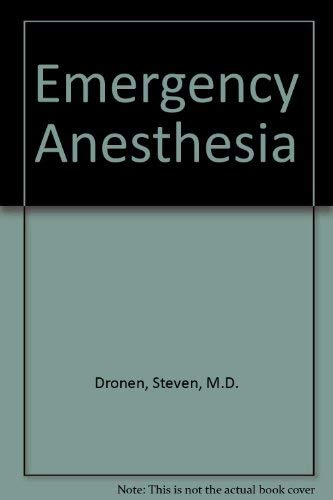 9780070178595: Emergency Anesthesia