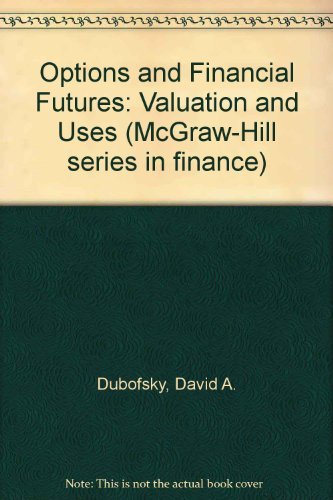 9780070178878: Options and Financial Futures: Valuation and Uses