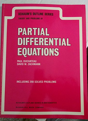 Beispielbild fr Schaum's Outline of Partial Differential Equations zum Verkauf von Better World Books