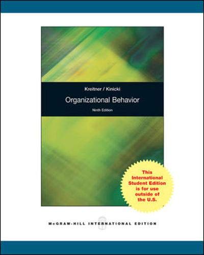 Beispielbild fr Organizational Behavior zum Verkauf von Better World Books Ltd