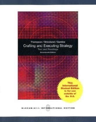 Stock image for Crafting & Executing Strategy: Text and Readings for sale by WorldofBooks