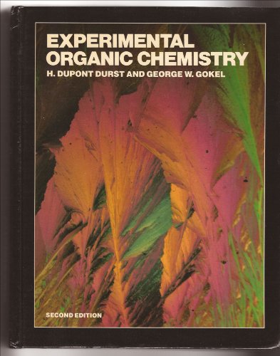 Stock image for Experimental Organic Chemistry for sale by Wonder Book