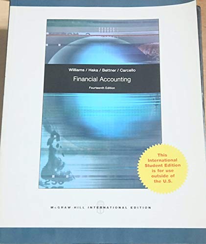Financial Accounting (9780070187603) by Williams, Jan R.