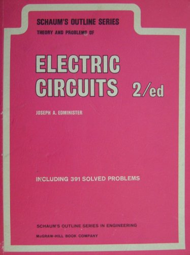 Stock image for Theory & Problems of Electric Circuits, 2nd edition for sale by BookDepart