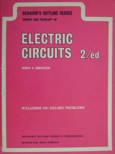 9780070189843: Schaum's Outline of Electric Circuit's (Schaum's Outlines)