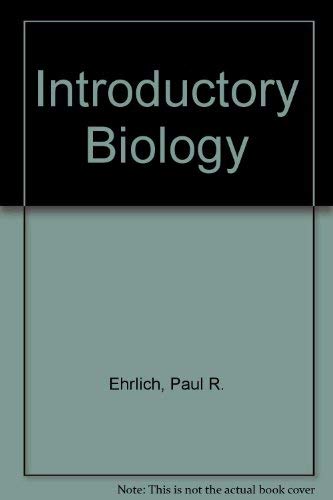 Beispielbild fr Introductory Biology zum Verkauf von Better World Books
