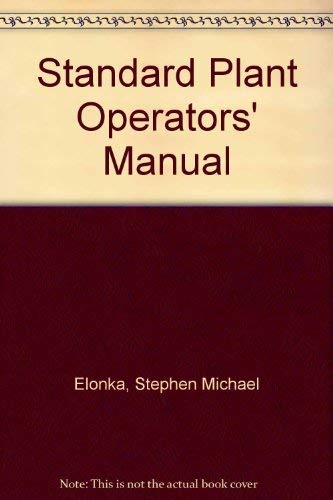 9780070192942: Standard Plant Operators' Manual