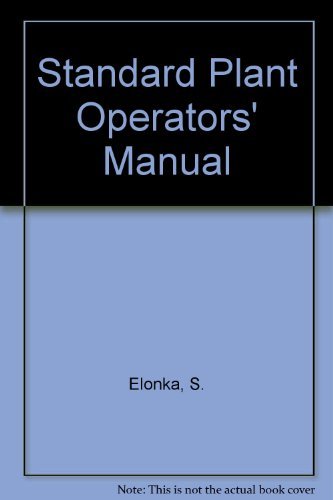 Stock image for Standard plant operators' manual for sale by SecondSale