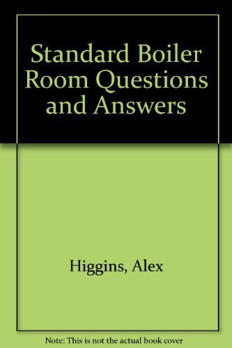 Imagen de archivo de Standard Boiler Room Questions and Answers a la venta por Better World Books