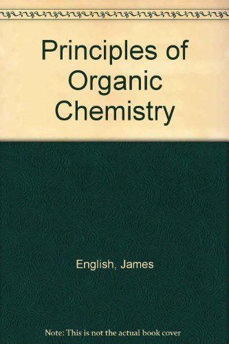 Imagen de archivo de Principles of organic chemistry a la venta por Better World Books