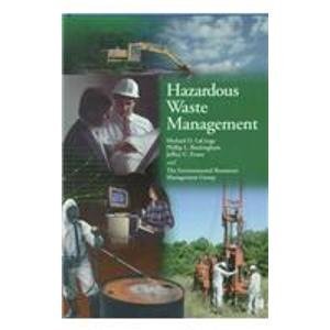 9780070195523: Hazardous Waste Management (McGraw-Hill Series in Water Resources and Environmental Engineering)