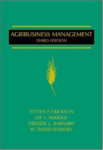 Beispielbild fr Agribusiness Management zum Verkauf von BookHolders