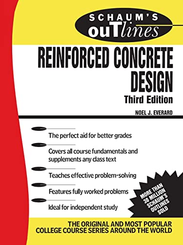 Stock image for Schaum's Outline of Reinforced Concrete Design, 3rd edition for sale by BookDepart