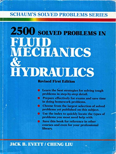 Beispielbild fr Three Thousand Solved Problems in Fluid Mechanics and Hydraulics zum Verkauf von Better World Books