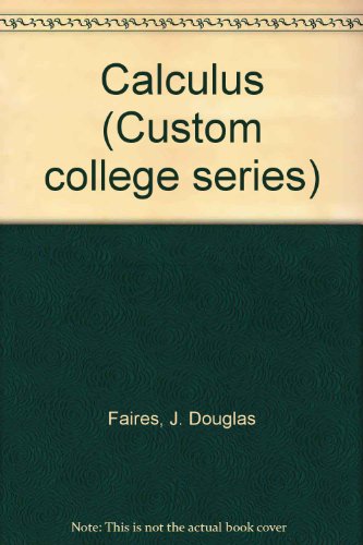 Stock image for Calculus (Custom college series) for sale by HPB-Red