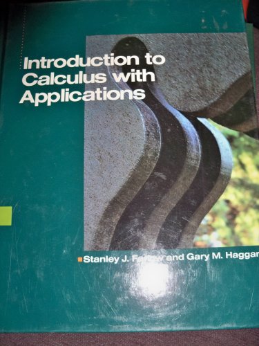 Imagen de archivo de Introduction to Calculus With Applications a la venta por BookDepart