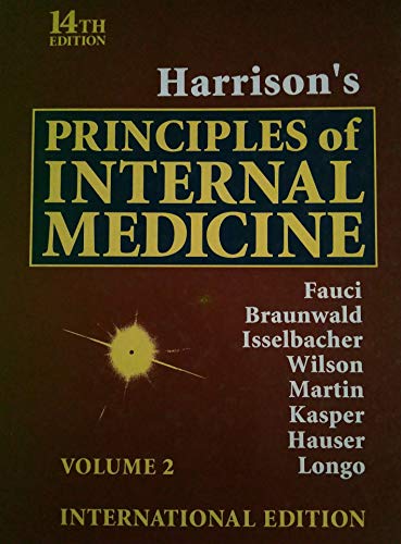 9780070202917: Harrison's Principles of Internal Medicine, 14th edition (Single Combined Volume)