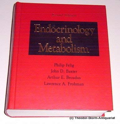 Imagen de archivo de Endocrinology and metabolism a la venta por HPB-Red