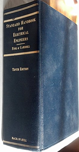Imagen de archivo de Standard Handbook for Electrical Engine, 10th Edition a la venta por Green Street Books