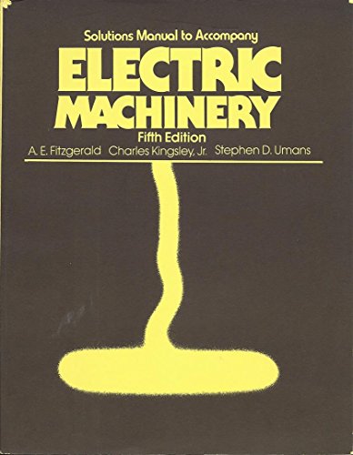 9780070211353: Electric Machinery (MCGRAW HILL SERIES IN ELECTRICAL AND COMPUTER ENGINEERING)