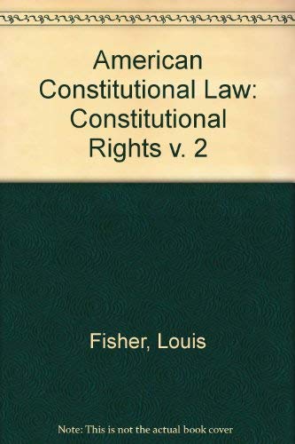 Stock image for American Constitutional Law for sale by Wonder Book