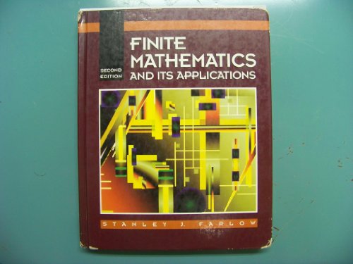Imagen de archivo de Finite mathematics and its applications, 2nd edition a la venta por BookDepart