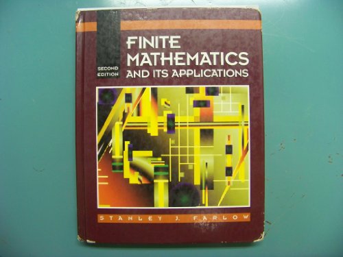 9780070211995: Finite Mathematics and Its Applications