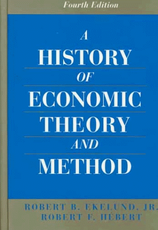 9780070213272: A History of Economic Theory and Method