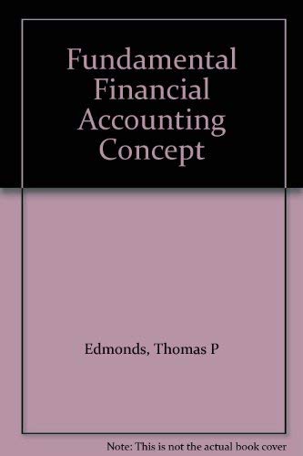 9780070213937: Fundamental Financial Accounting Concepts