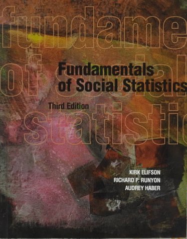 Imagen de archivo de Fundamentals of Social Statistics, Third Edition a la venta por Irish Booksellers