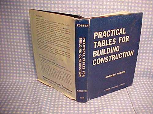 Stock image for Practical Tables for Building Construction for sale by ThriftBooks-Dallas