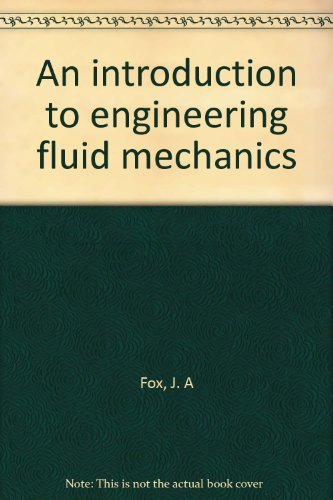 9780070217508: An Introduction to Engineering Fluid Mechanics by Fox J. A.